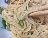 簡単　たらこ油そば作り方13写真