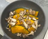 かぼちゃとまいたけの焼きびたし作り方5写真