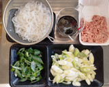 簡単♡レンジでネギと豚肉のすき焼き煮♪作り方1写真