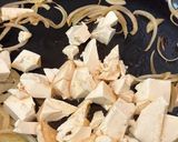 混ぜるだけで濃厚！豆腐ガリバタ醤油パスタ作り方4写真