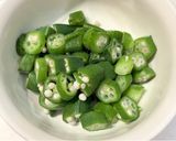 さっぱり旨い！オクラのおかか和え作り方5写真