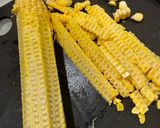 バターしょうゆ焼きとうもろこし🌽ごはん作り方1写真