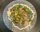 簡単!鶏そぼろとライスペーパーでベトナム風ピザ♪作り方4写真