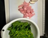 バターを使わないほうれん草のソテー作り方1写真