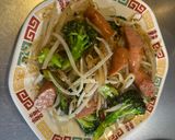 鉄板焼き屋の裏メニュー風オムソース焼き飯作り方6写真