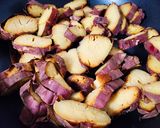 美味しくない焼き芋再生☆さつまいもサラダ作り方2写真