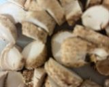 椎茸の石付きのすまし汁作り方1写真