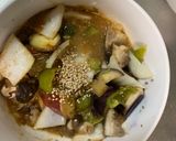 根菜茄子白菜オイすき焼き味温野菜サラダ作り方21写真