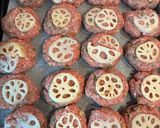 れんこんの豚ひき肉挟み焼き作り方5写真