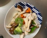 お一人様簡単梅味噌西京焼味豆腐野菜炒め作り方10写真