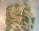 豚バラ肉とアスパラの焼きうどん作り方8写真