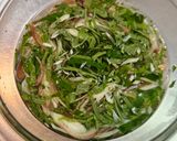 鰹のカルパッチョ、野菜ソースと薬味作り方3写真