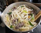 韓国風牛肉キムチうどん作り方3写真