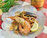 本格魚介パエリア　フライパン28㎝作り方17写真