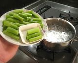 イタドリの天ぷら&皮茶&油炒め作り方3写真