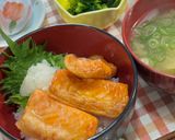 春大根のおろしと鮭のハラス丼♪作り方3写真