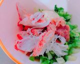 ＊キャベツとカニカマのたらこマヨサラダ＊作り方3写真