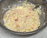 高齢者や離乳食に♡さつま芋林檎サラダ作り方3写真