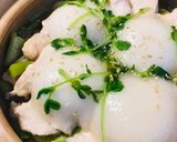 納涼●鶏肉とアスパラガスの煮込み力うどん鍋作り方4写真
