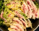 超簡単！豚肉と白菜のはさみ煮！作り方3写真