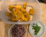 南瓜と小豆のいとこサラダ🫘作り方1写真