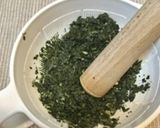 タンザニア★キャッサバ葉ココナッツ煮込み作り方2写真