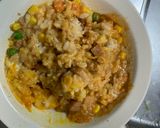 レンジ簡単洋風アジアン焼きそば味炒飯弁当作り方12写真