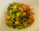 簡単！緑黄色野菜☆サラダ作り方3写真