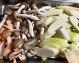 夕食おつまみ★豚こまマコモダケしめじのピリ辛炒め作り方2写真