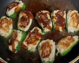 ピーマンの鶏胸肉ひき肉詰め！作り方10写真
