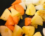 後のせチキンのチーズカレー作り方1写真