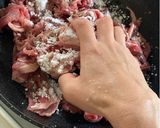 コテコテしつこいお味、じゃがいも牛肉炒め作り方2写真