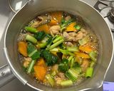 かぼちゃと鶏肉の煮物作り方7写真