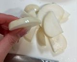たことかぶのペペロンチーノ🫜作り方1写真