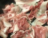 豚こまぎれ肉と長ネギのお味噌焼き作り方1写真