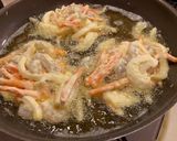 小海老と野菜の簡単かき揚げ作り方3写真