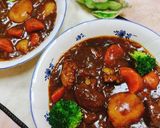 ☆簡単圧力鍋で作るビーフシチュー美味♬作り方10写真
