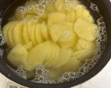 マッシュポテトと人参の葉チヂミ風ガレット作り方1写真