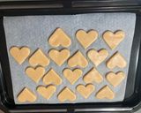 米粉クッキー　桜ラテ味2 型抜きクッキー作り方5写真