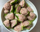 れんこん入りピーマンの肉詰め✨作り方5写真