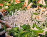 材料３つで簡単⭐︎ピーマンとちくわとしらすの炒め物作り方4写真