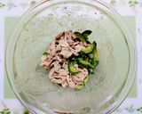 夏の夕飯簡単昼食胡瓜豚しゃぶゴマダレ素麺作り方6写真