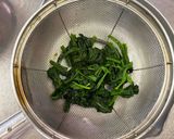 ほうれん草と卵のカレースープ作り方1写真