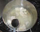 ちゃんこ鍋♪簡単しょうゆ味鶏もも肉作り方3写真