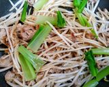 簡単今夜の夕飯小松菜豚こまもやし野菜料理作り方6写真