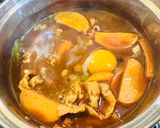 味噌煮込みうどんの余り具材で味噌煮込み餅作り方5写真