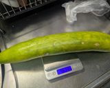 育ち過ぎた巨大キュウリは味噌漬けで作り方1写真