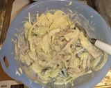イカ・帆立・胡瓜・玉葱のバジルマヨ和え作り方3写真