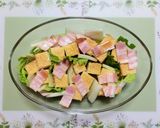 白菜ベーコン厚揚レンジ蒸し料理！丼！簡単ランチ作り方6写真