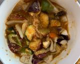 根菜茄子白菜オイ甘辛キムチ味温野菜サラダ作り方20写真